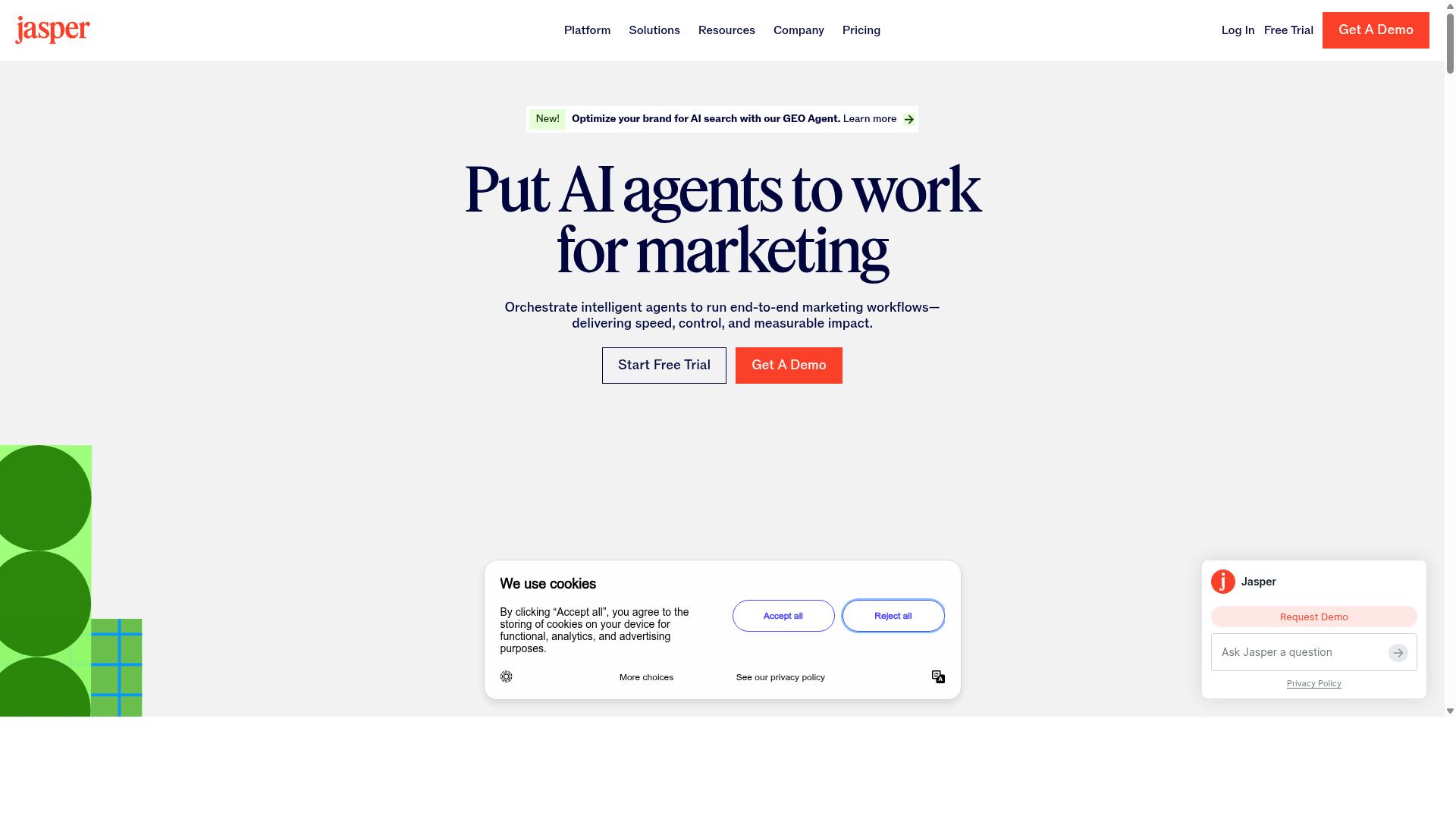 Jasper website