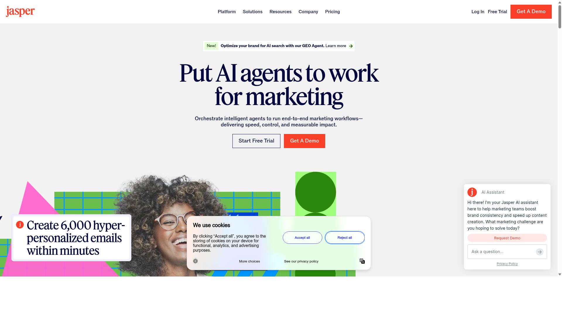 Jasper website